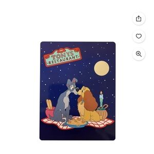 Brand New Lady and the Tramp Plush Soft Throw Blanket.